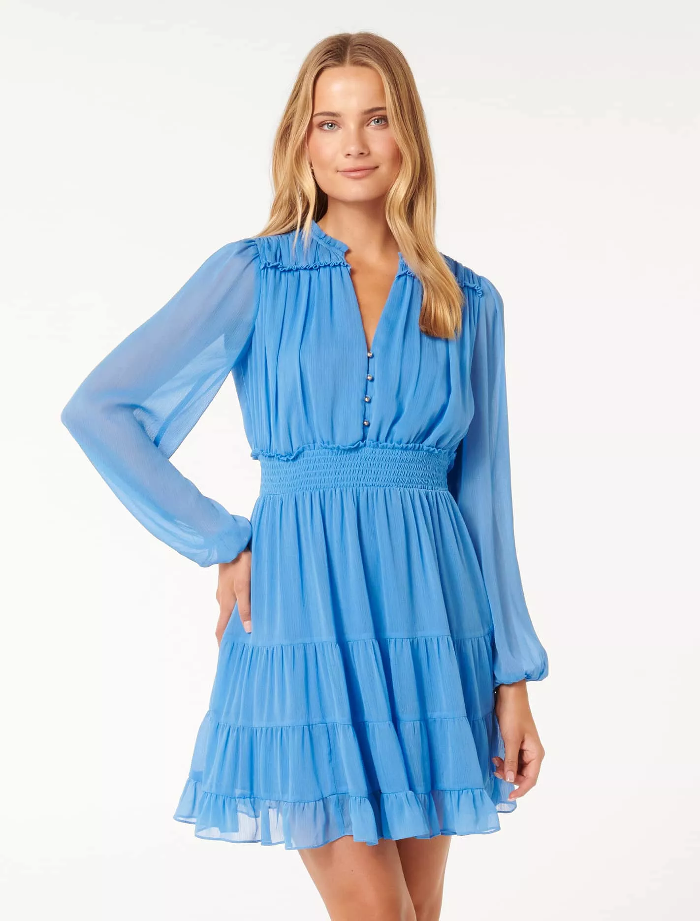 Adley Ruffle Mini Dress