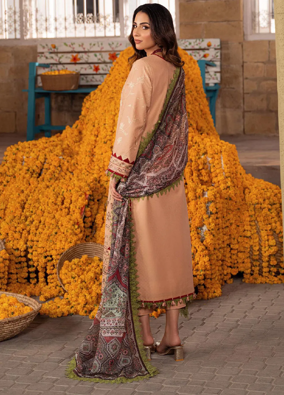 Aira By Asim Jofa Embroidered Jacquard Unstitched 3 Piece Suit - AJ24AP AJAR-31