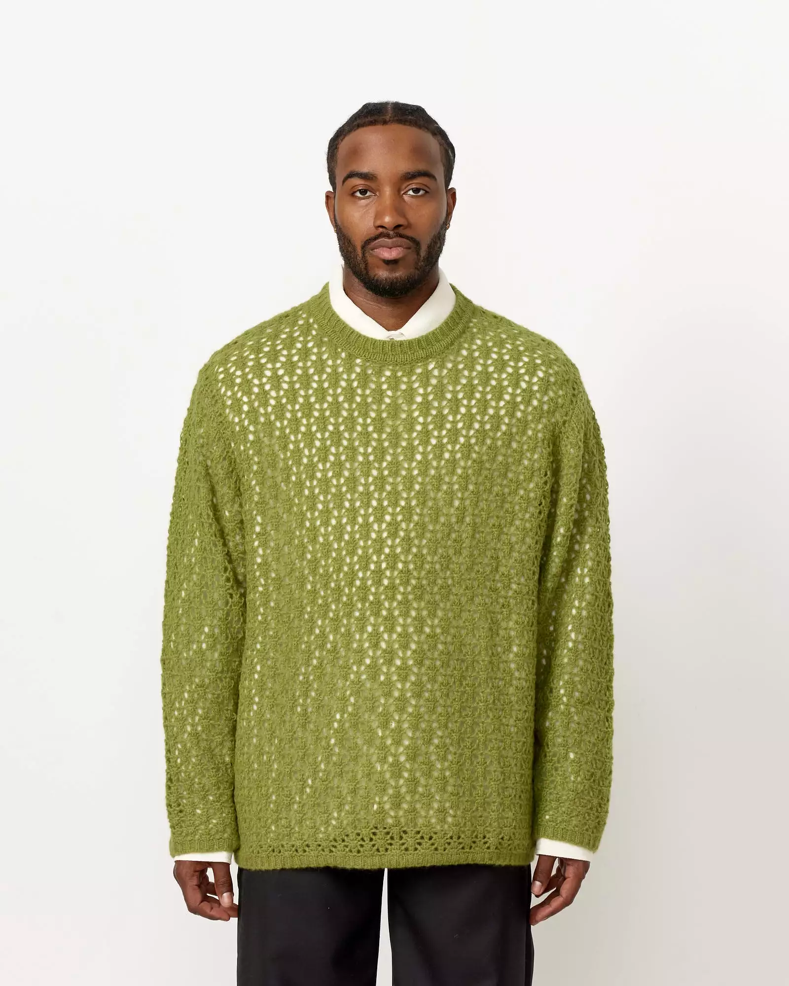 Aki Cashmere Sweater in Green