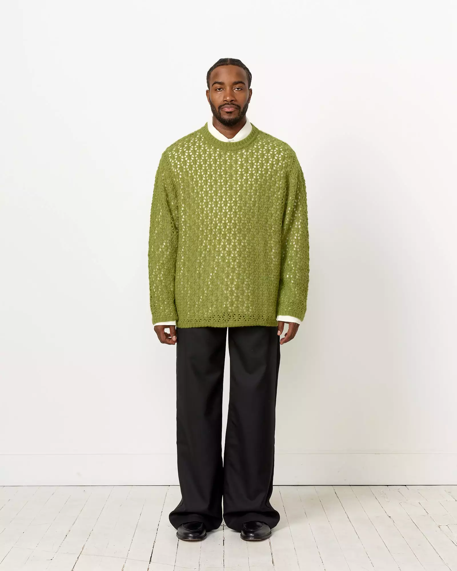 Aki Cashmere Sweater in Green