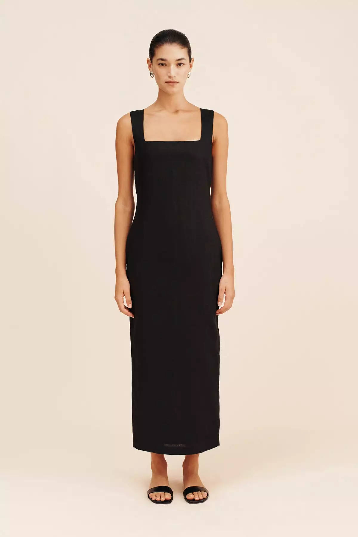 ALICE MIDI DRESS - BLACK