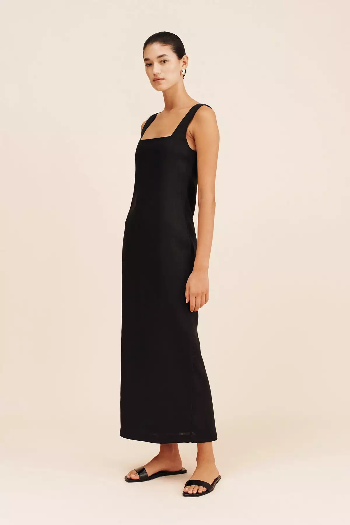 ALICE MIDI DRESS - BLACK