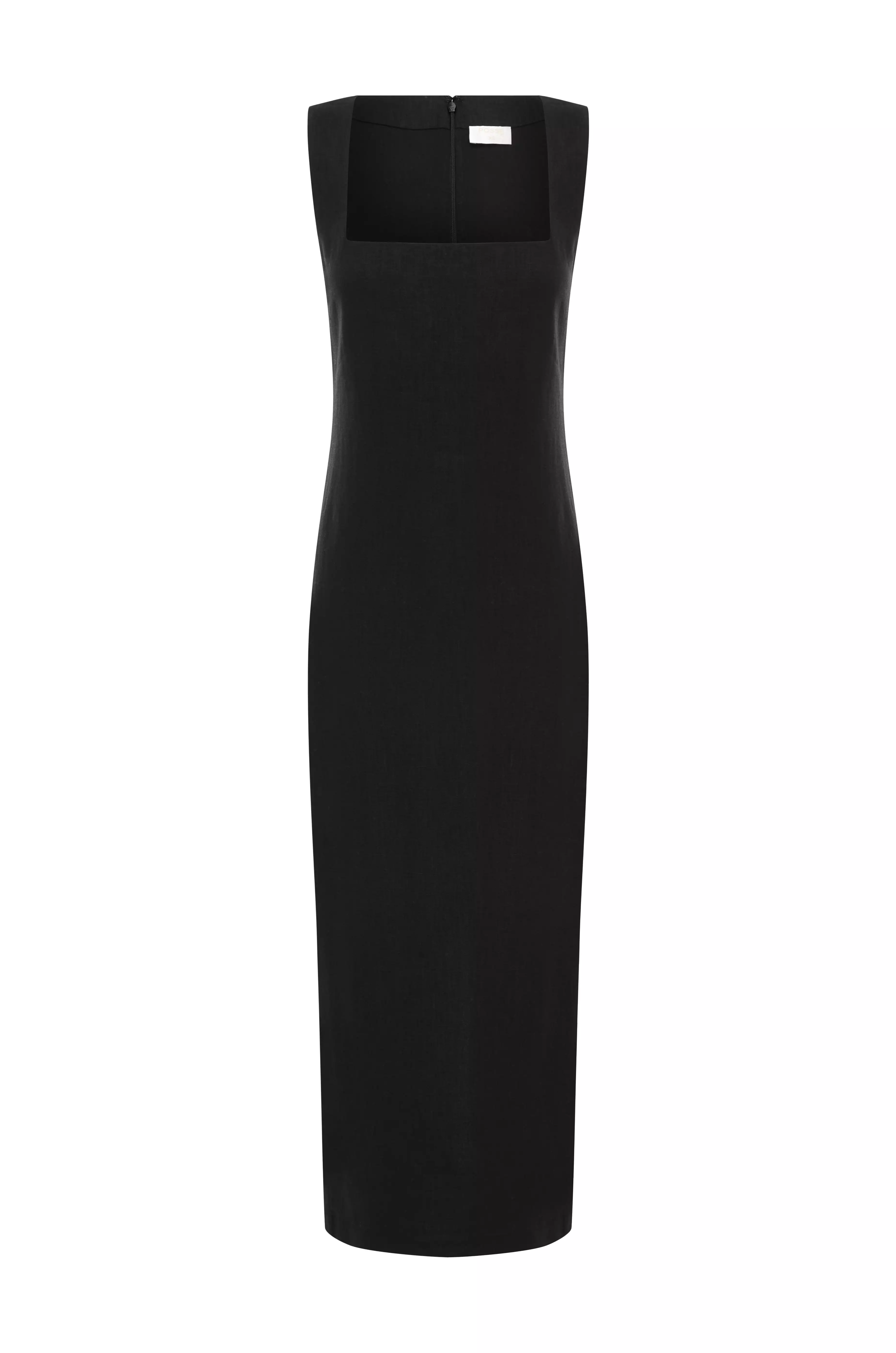 ALICE MIDI DRESS - BLACK