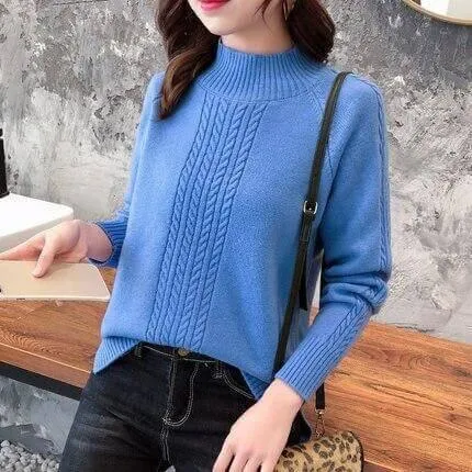 Aligned Women's Turtleneck Sweater