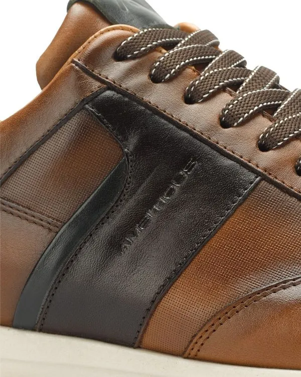 AMBITIOUS Ambitious SLOW Classic Sneaker - COGNAC