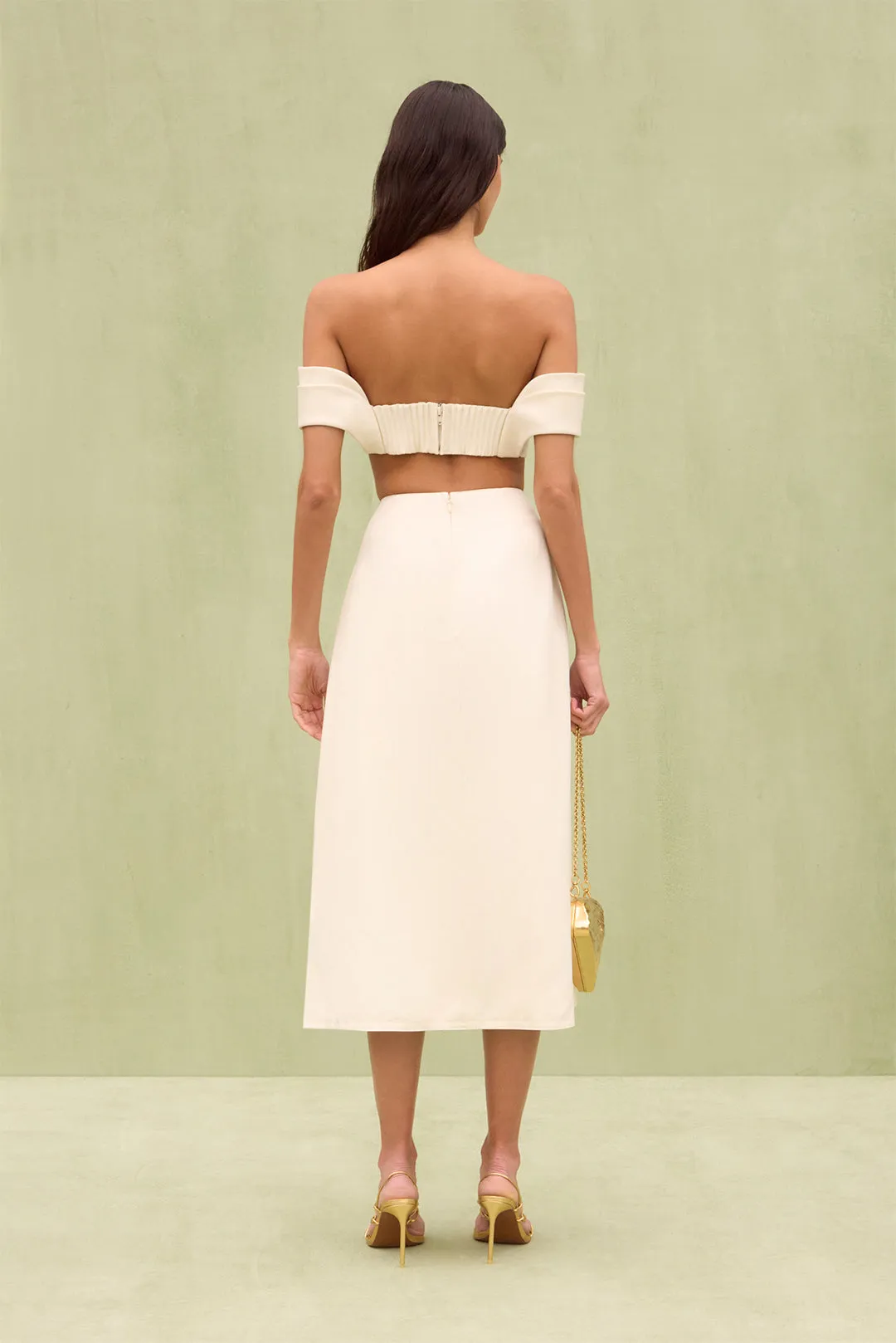 ANNA SKIRT - OFF WHITE