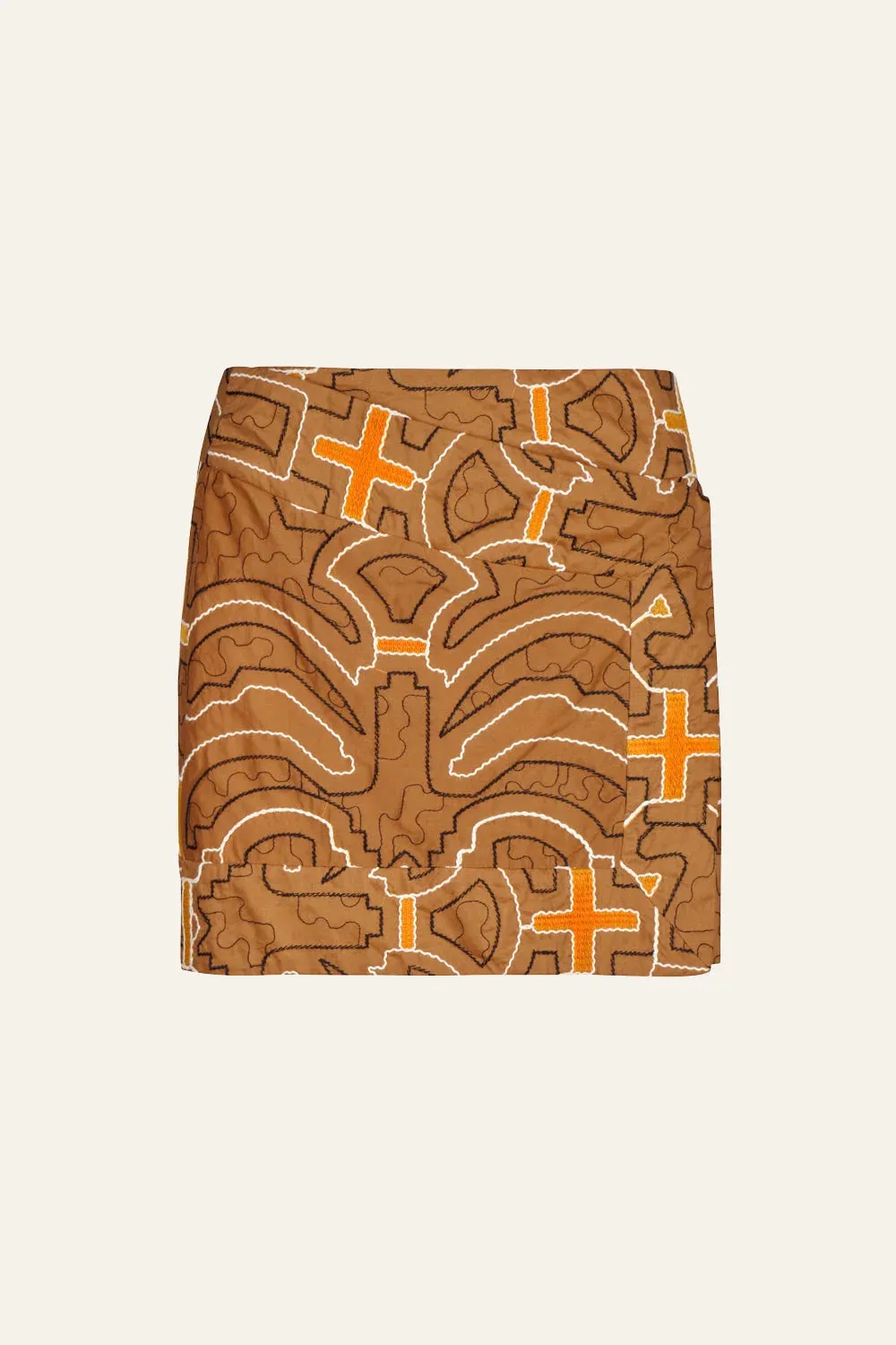 Ayahuma Skirt in Camel