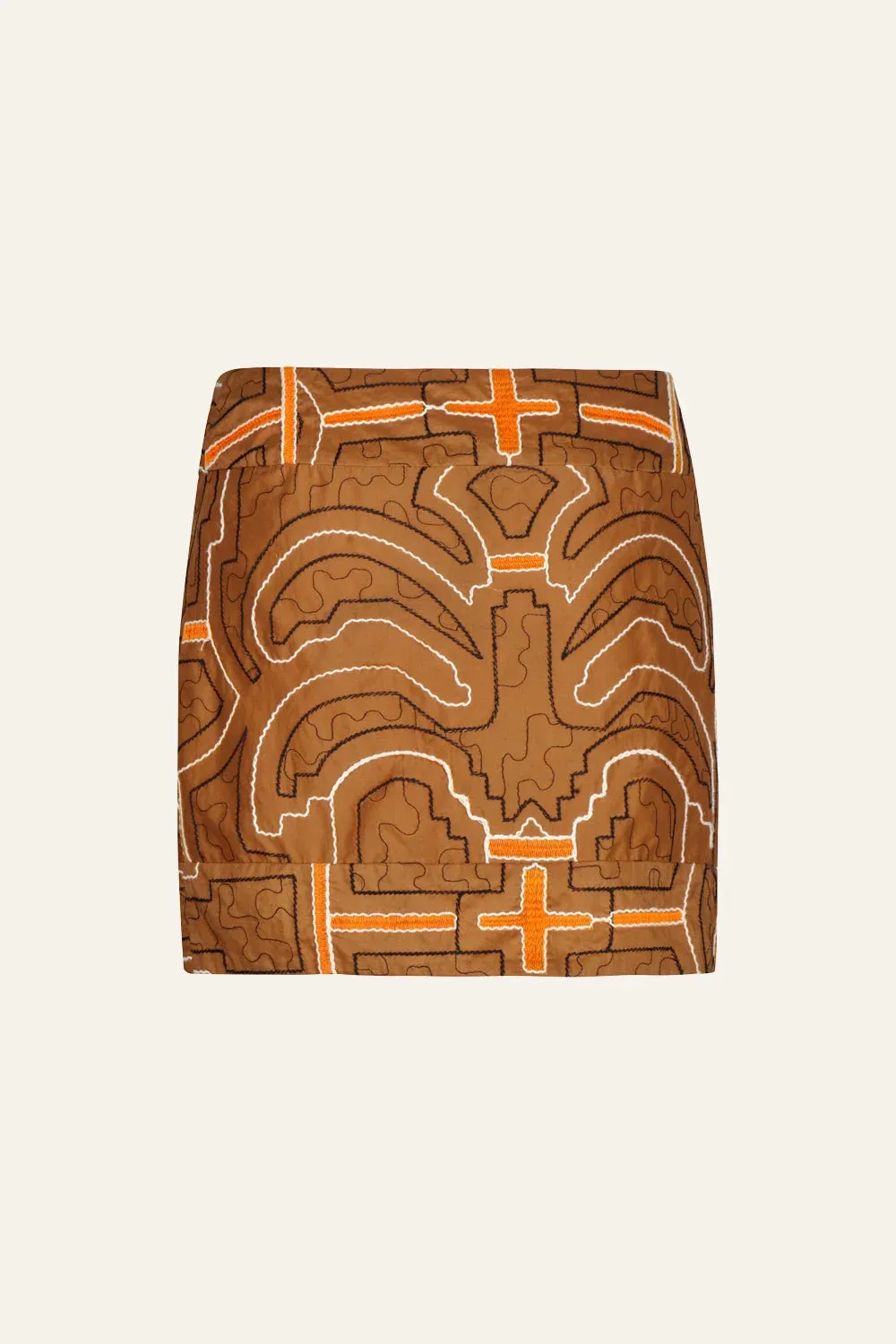 Ayahuma Skirt in Camel