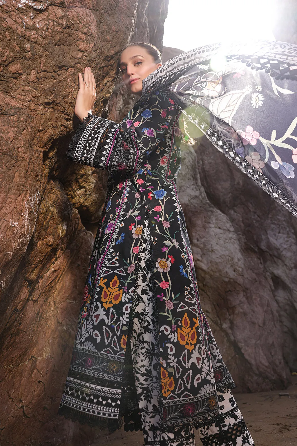 Ayzel Tropicana Embroidered Lawn Unstitched 3Pc Suit AZL-24-V2-06 Chloe