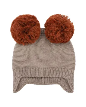 Bebe Eli Pom Pom Knitted Beanie