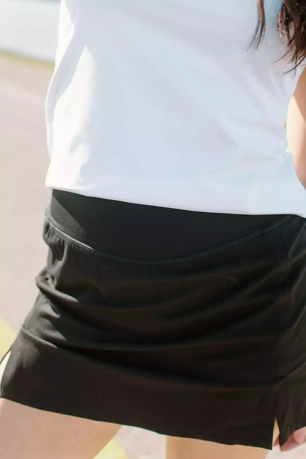 Black Active Mini Skort