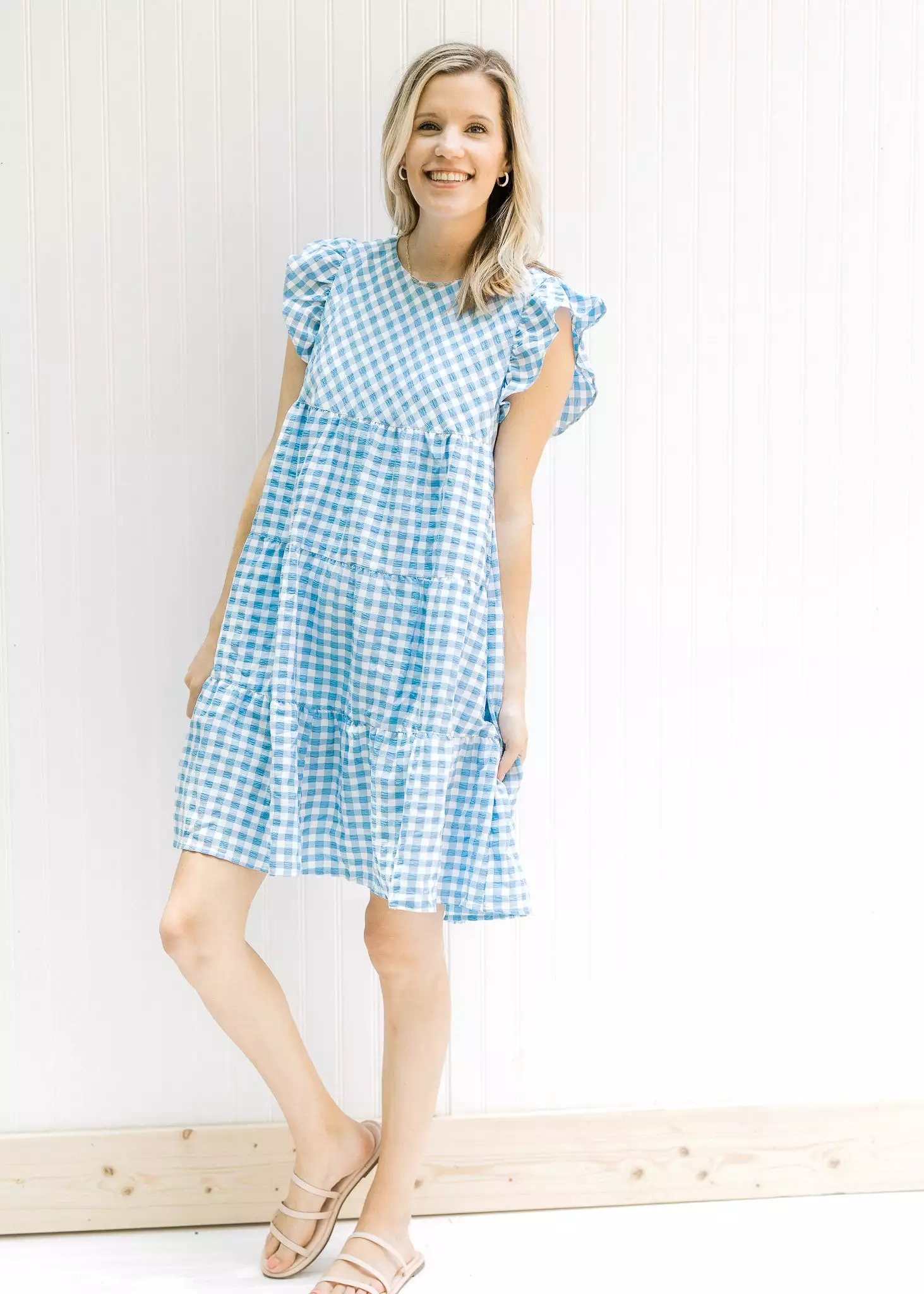 Blue Gingham Dress