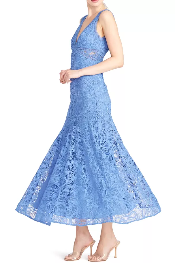 Blue Opal Sleeveless Lace Dress