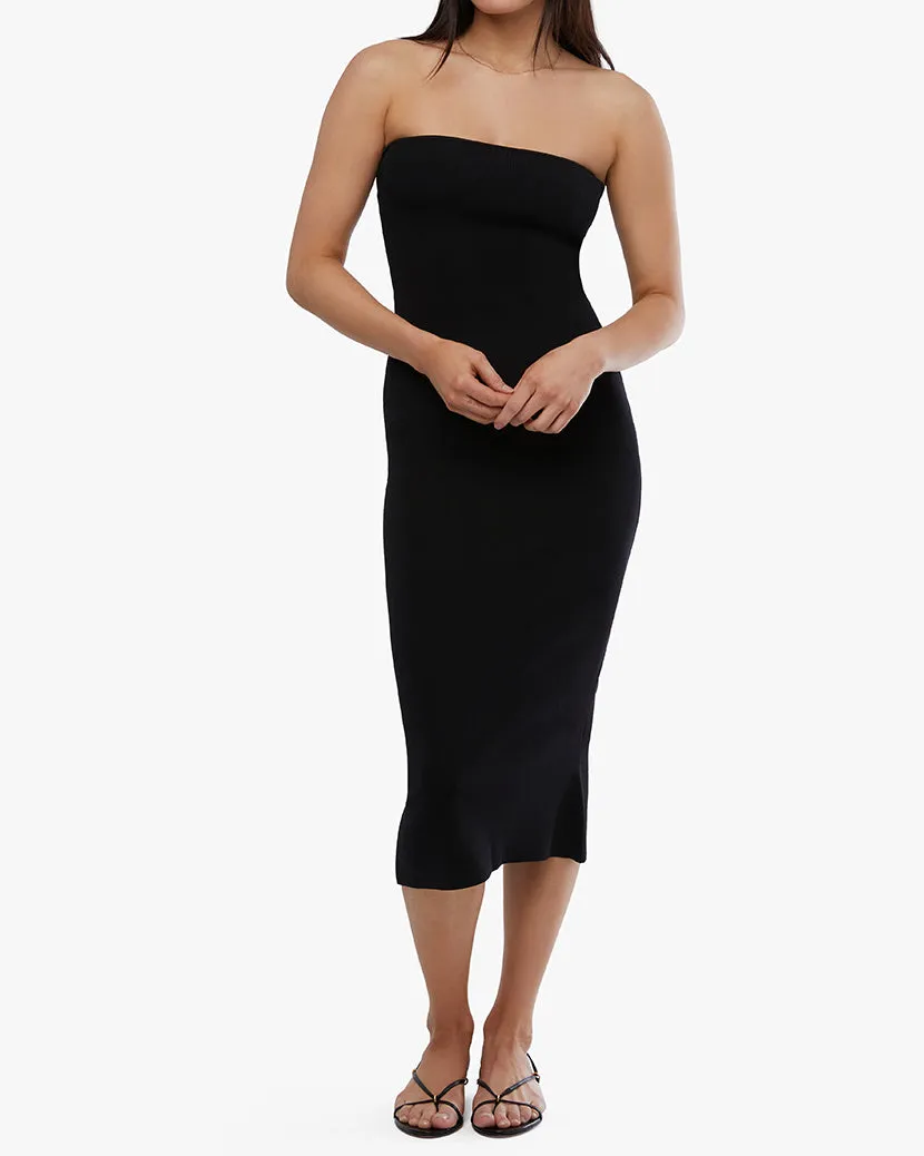 Bodycon Midi Dress | Black