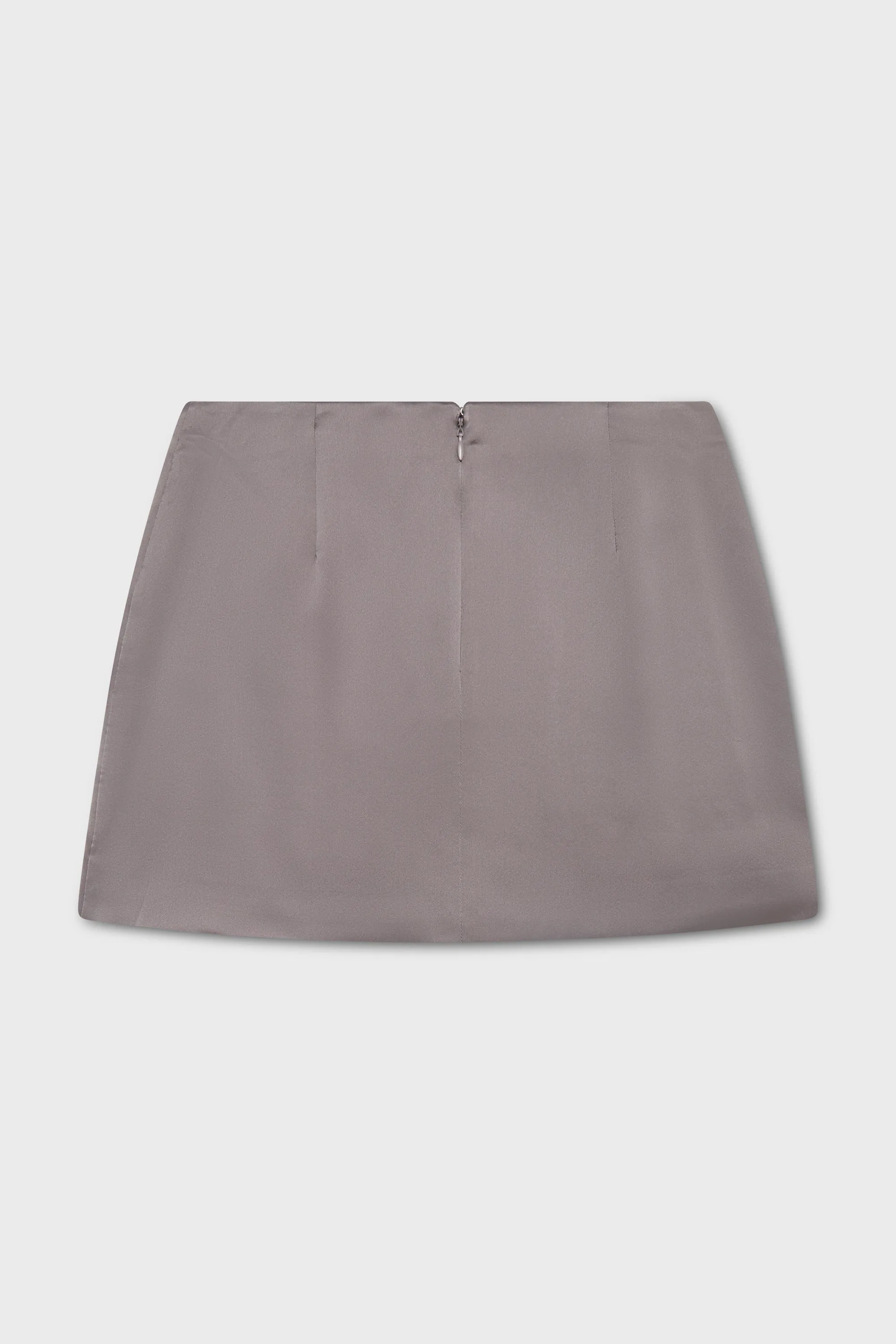 CHARMEUSE MINI SKIRT ASH GREY