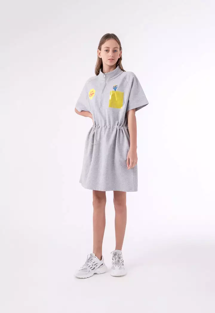 Chupa Chups Drawstring Waist Dress