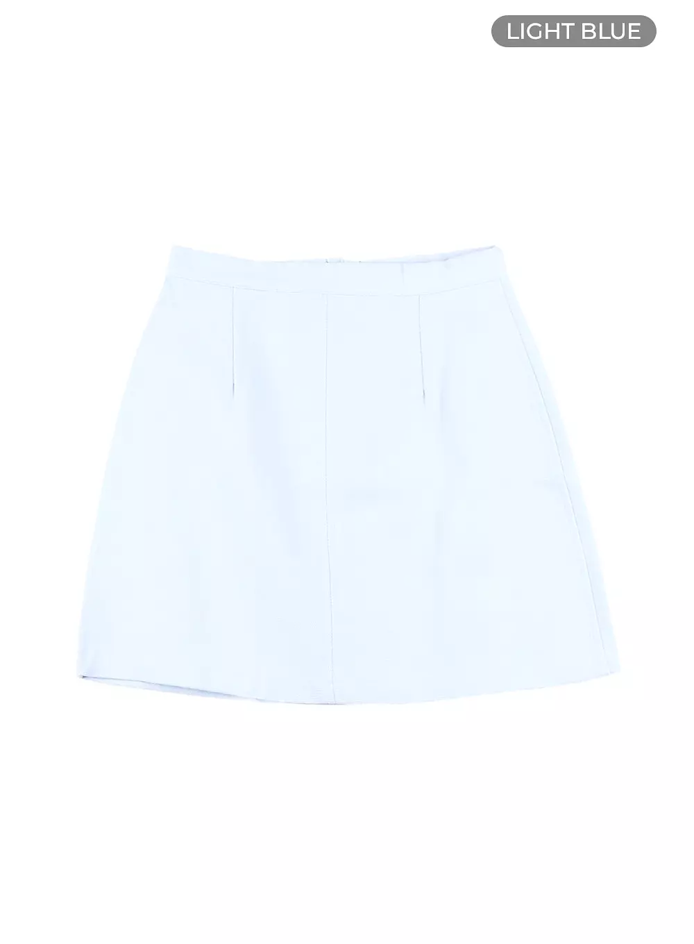 Cotton Solid Mini Skirt OM429