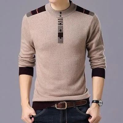 Crewneck Wool Sweater For Men