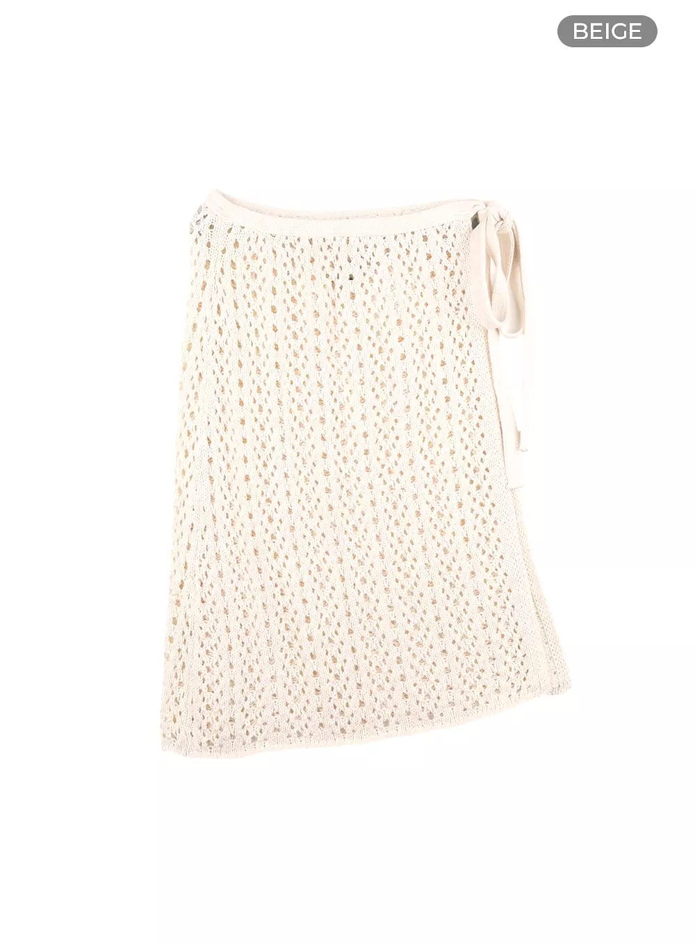 Crochet Wrap Midi Skirt CA412