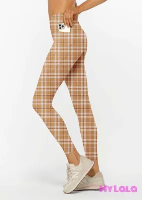 Curvy Pocket Leggings (Fall Flannel)