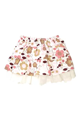 Daisy Corduroy Tiered Skirt