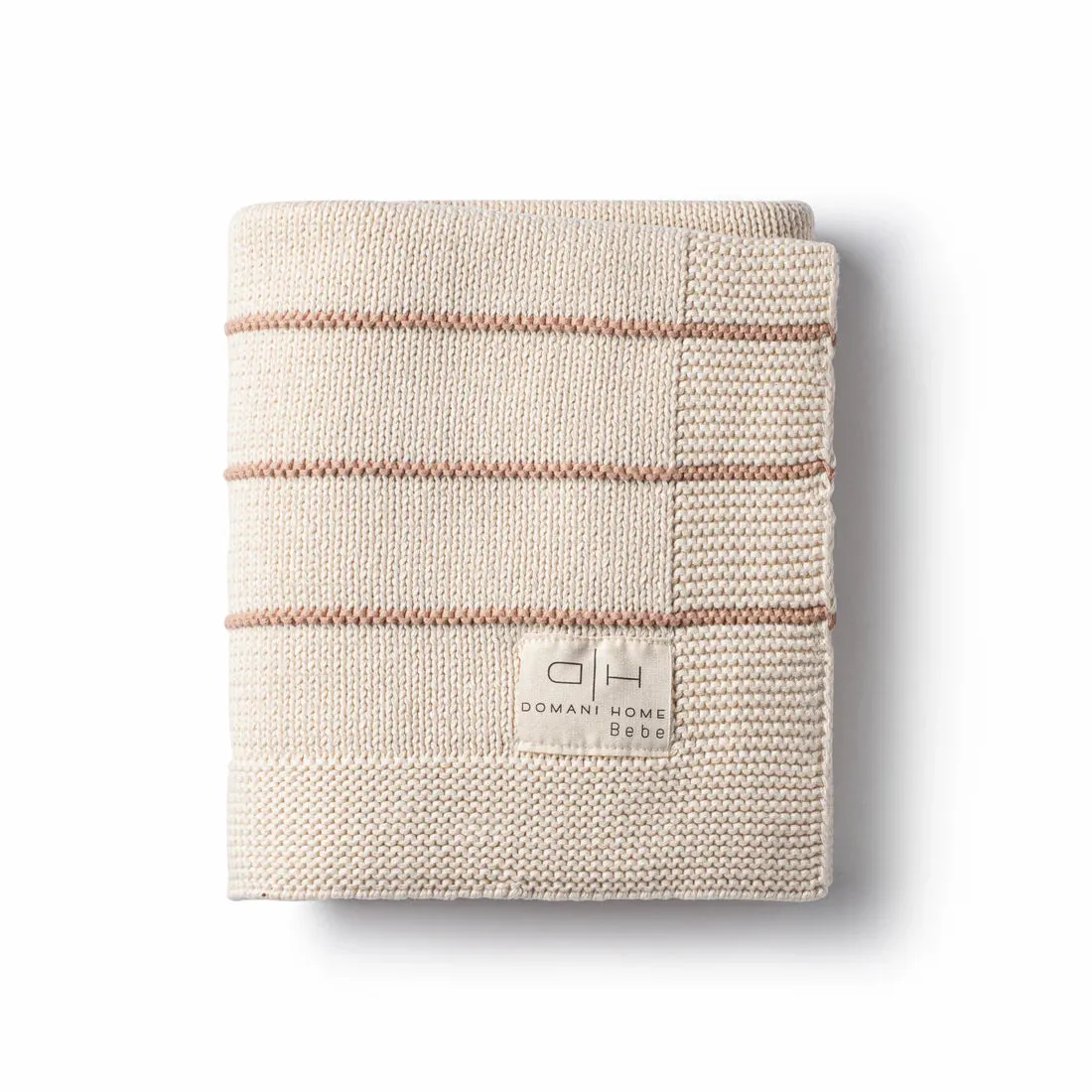 Domani Home Bande Baby Blanket Rose