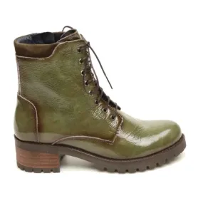 Dorking Glass Lace Up Boot - Green