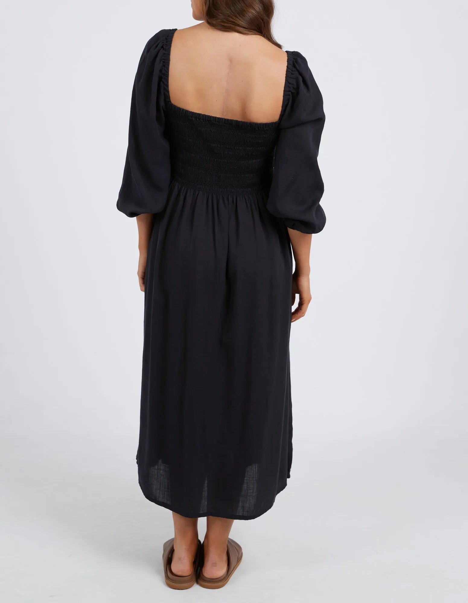 Dusk Midi Dress Black