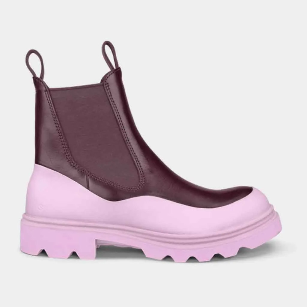 ECCO Grainer Chelsea Boot - Lavender Mist/Fig