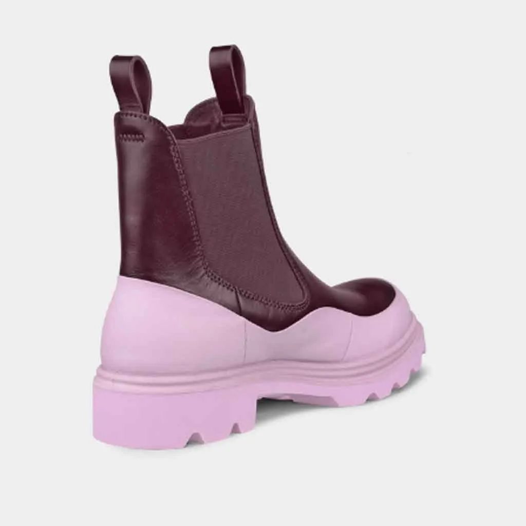 ECCO Grainer Chelsea Boot - Lavender Mist/Fig