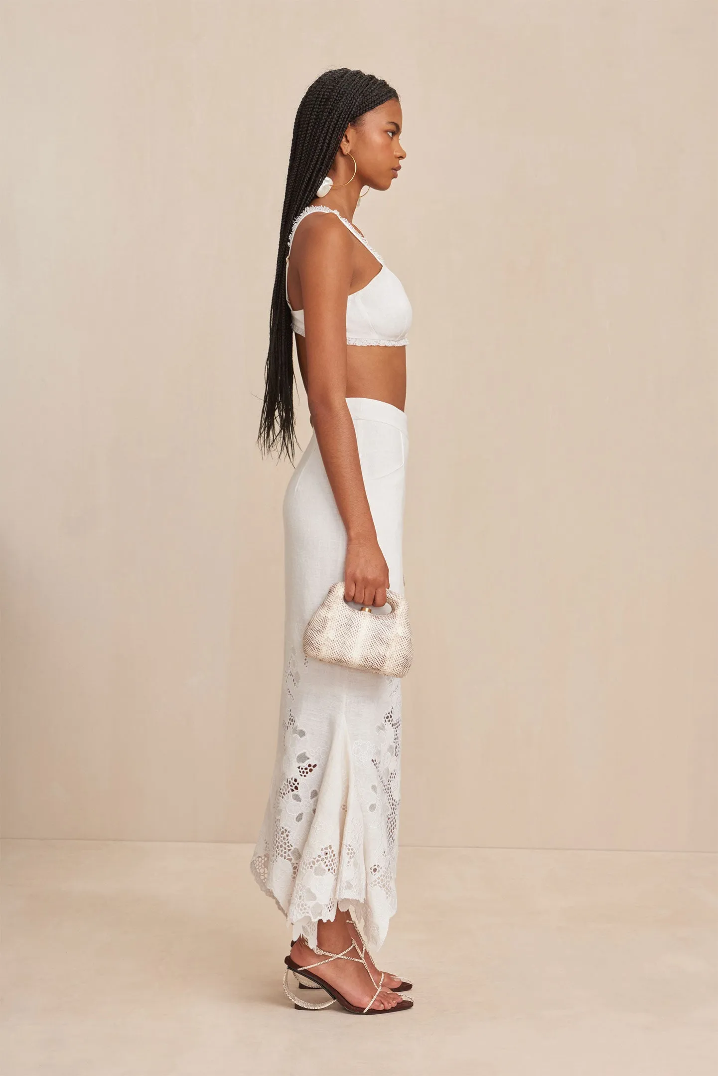 ERYKAH SKIRT - OFF WHITE