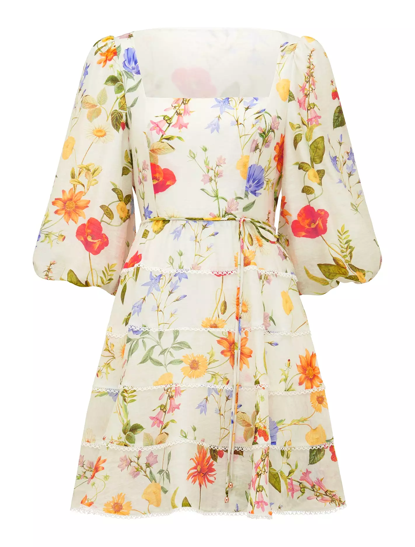 Esmie Tiered Floral Skater Dress