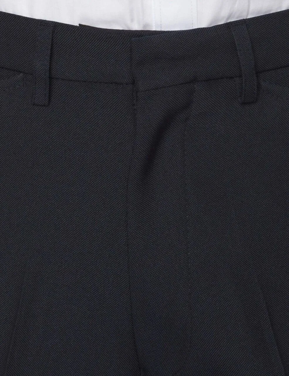 Farah Hopsack Weave Trousers Navy