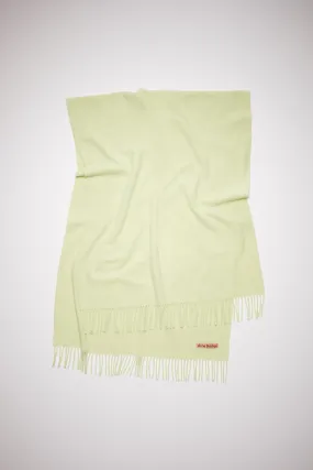 Fringe wool scarf - oversized