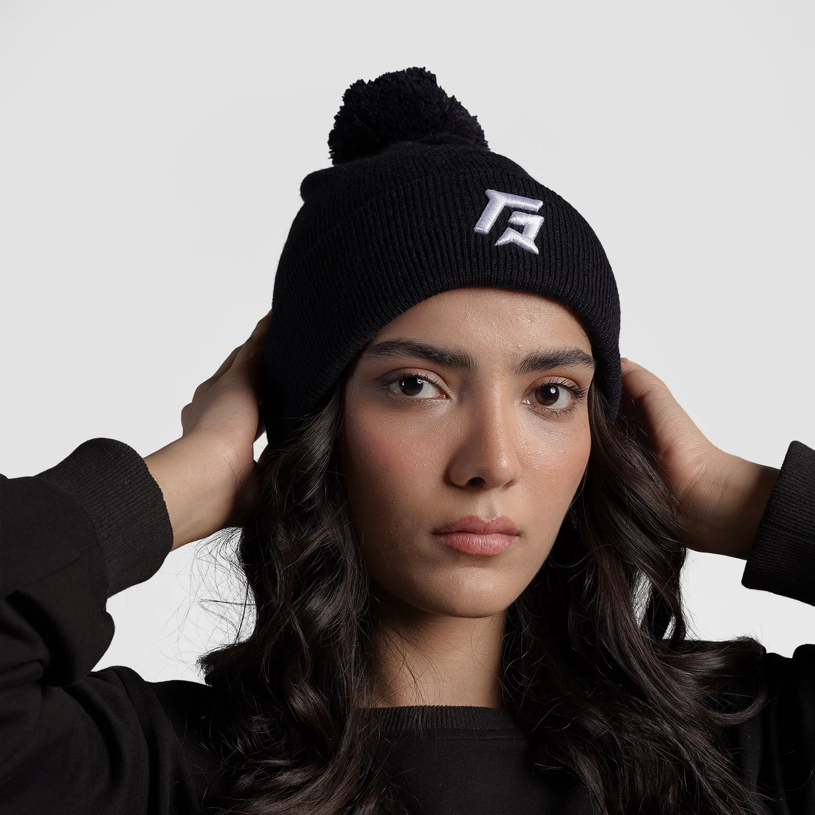 GA Pom Beanie (Black)