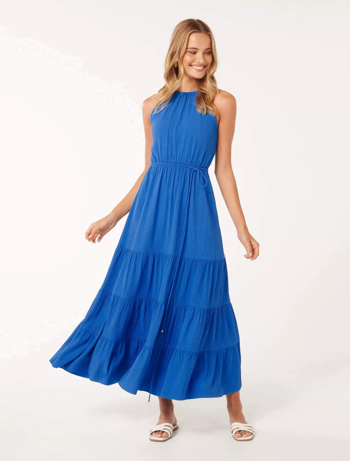 Gigi Strappy Tiered Maxi Dress