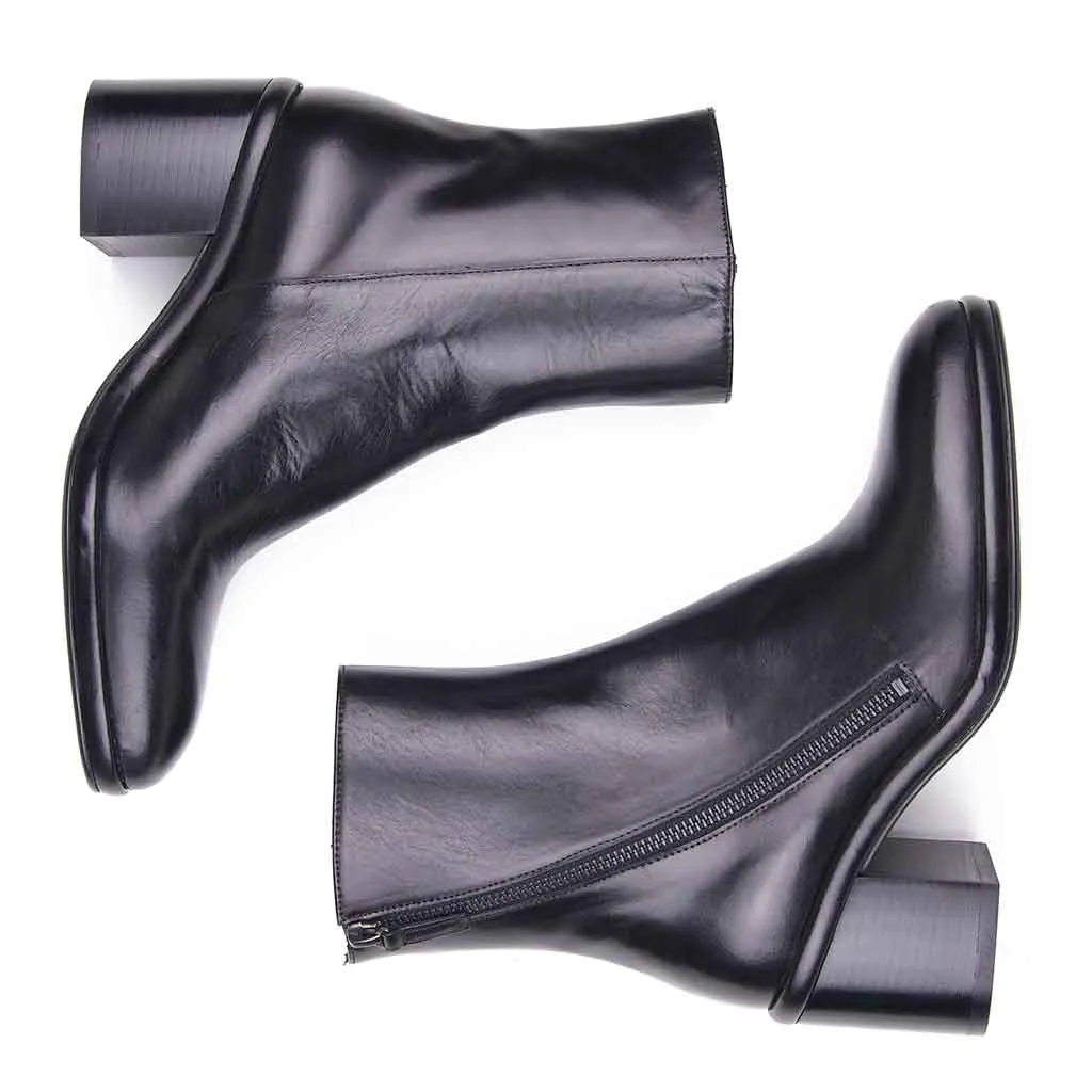 Homers Malek Heeled Boot - Black