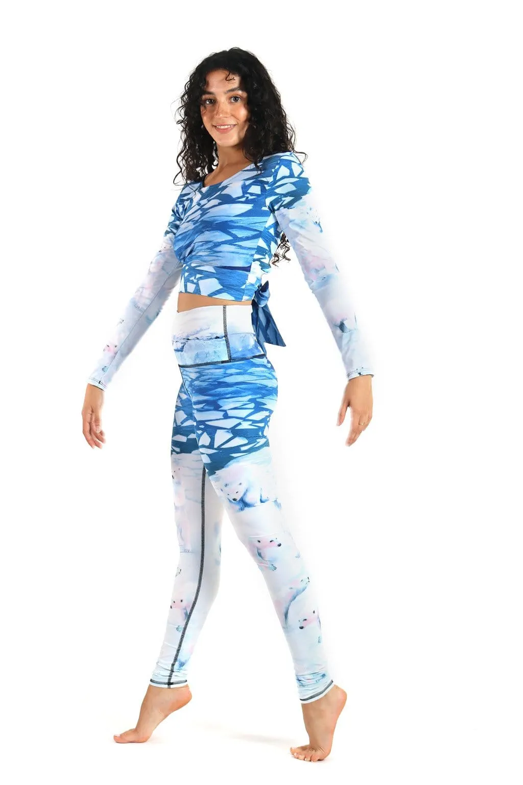 Ice Breaker Printed Yoga Leggings