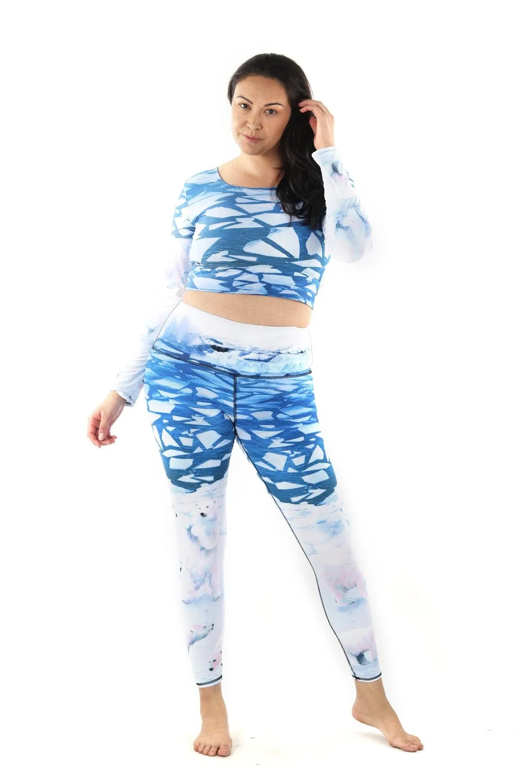 Ice Breaker Printed Yoga Leggings