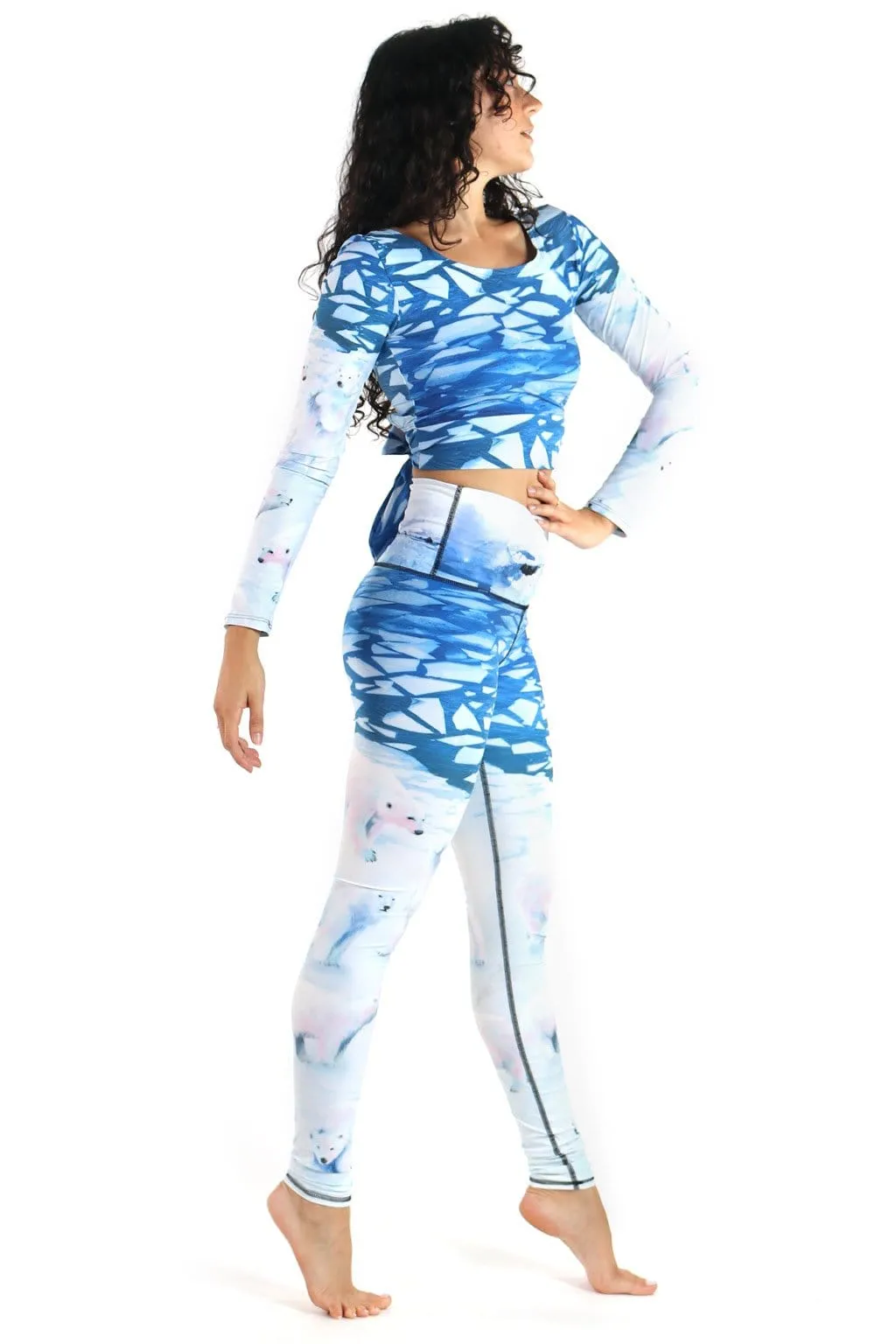 Ice Breaker Printed Yoga Leggings