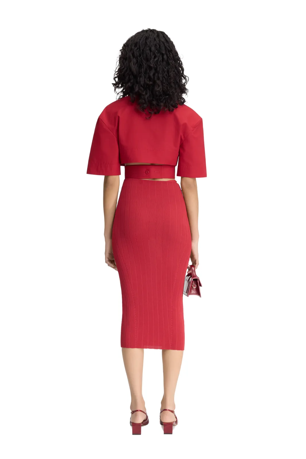 Jacquemus The Pralu Knit midi skirt