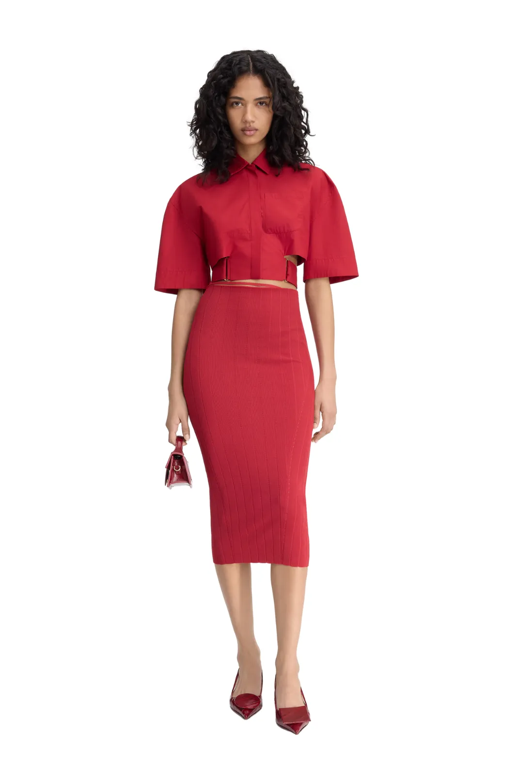 Jacquemus The Pralu Knit midi skirt