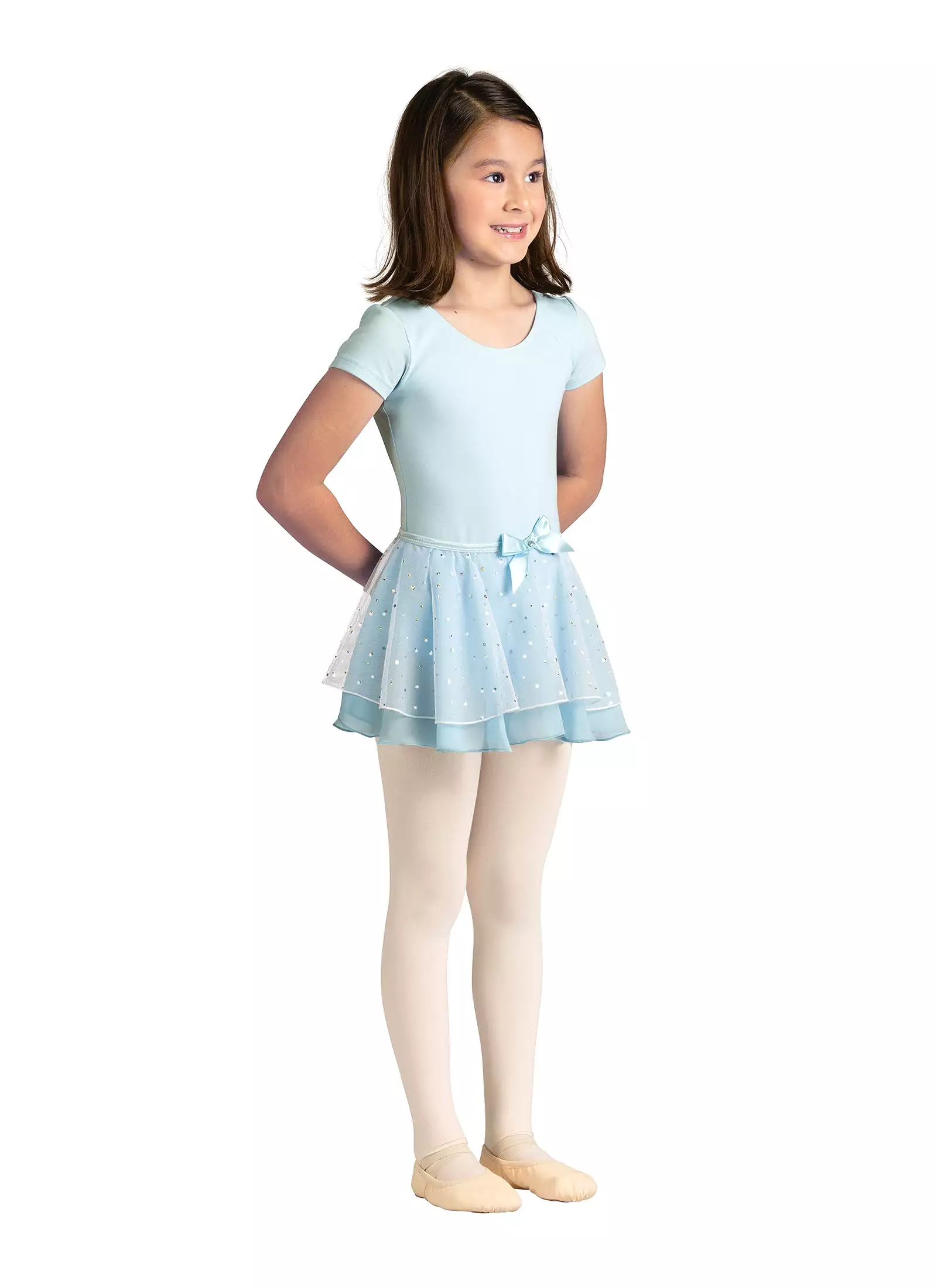 Kids Crystal Sparkle Dance Skirt