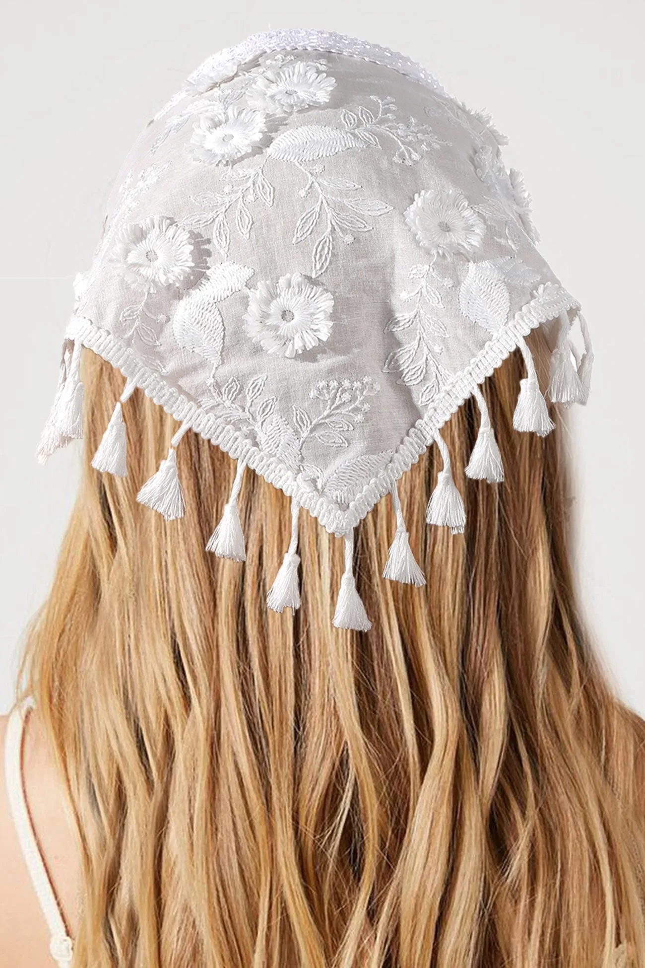 Lace Jacquard Head Scarf