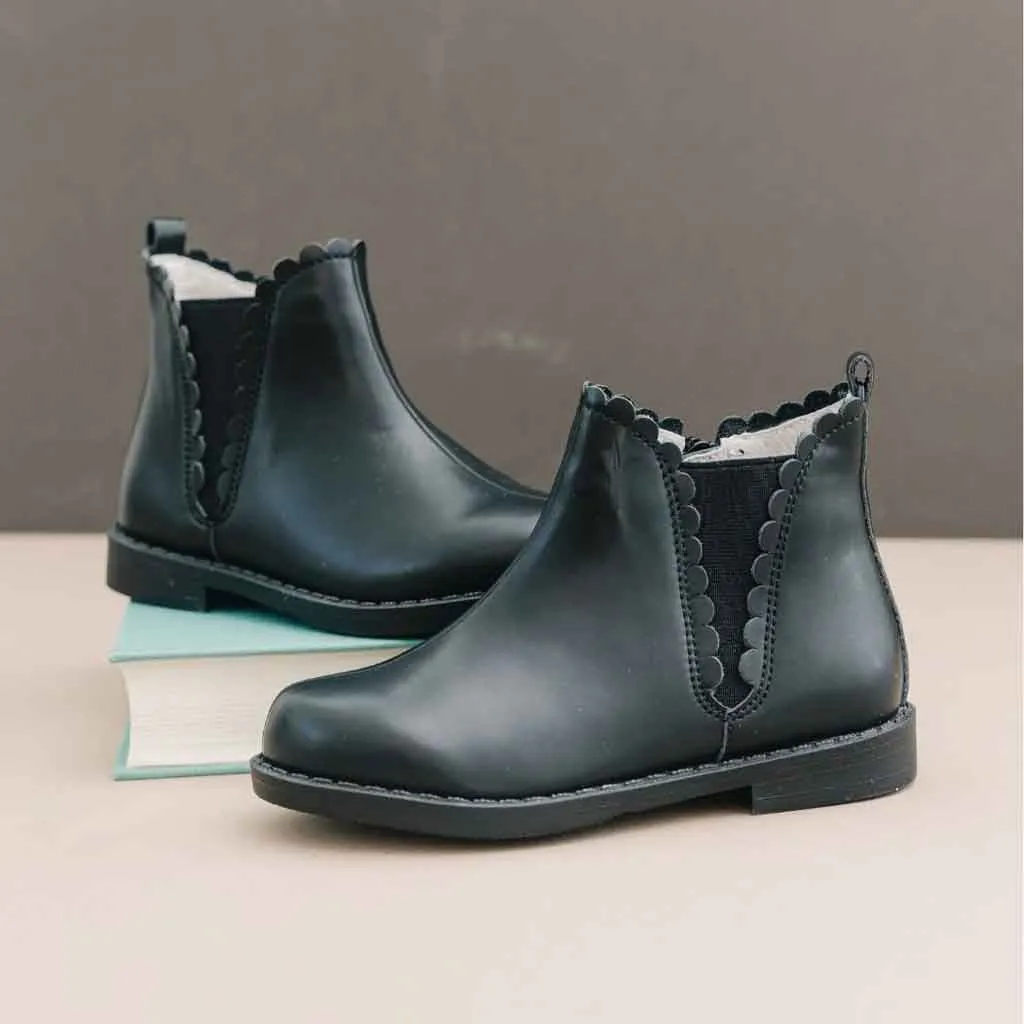 L'amour Nicola Chelsea Boot (8-12) - Black