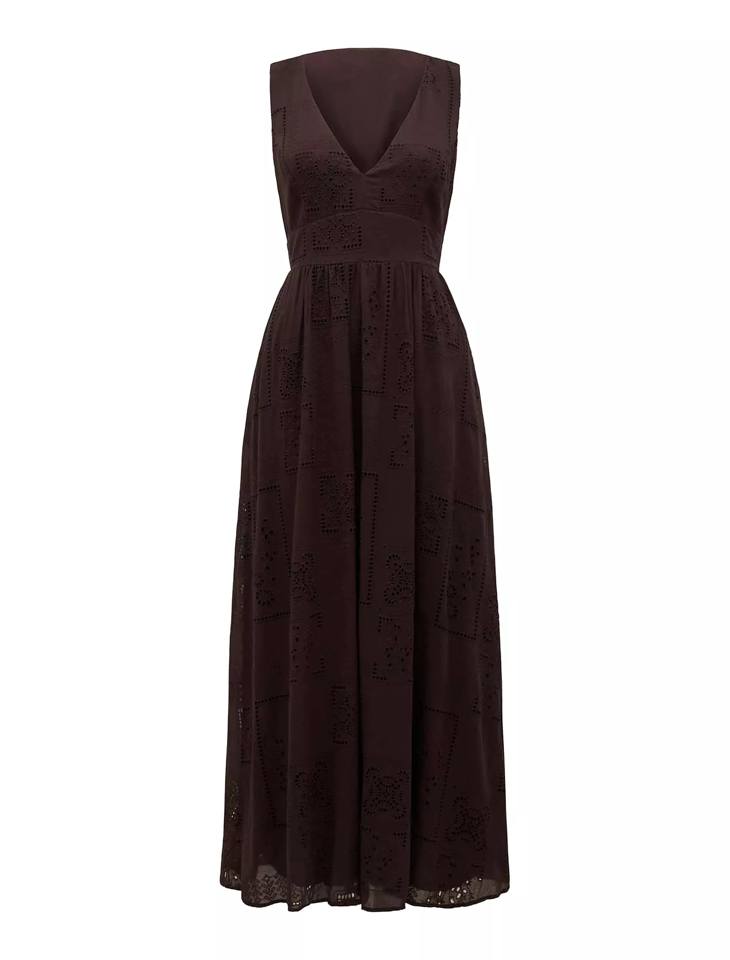 Leni Broderie Midi Dress