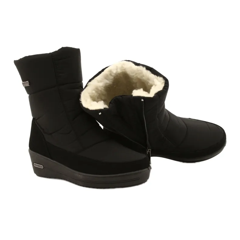 Light Snow Boots With Fur Progress PROGJ-22-126 black