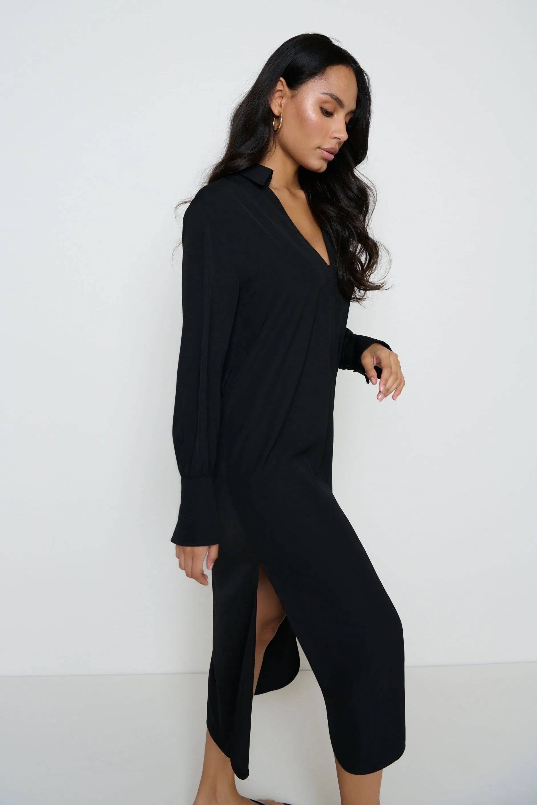 Luda Midi Dress - Black