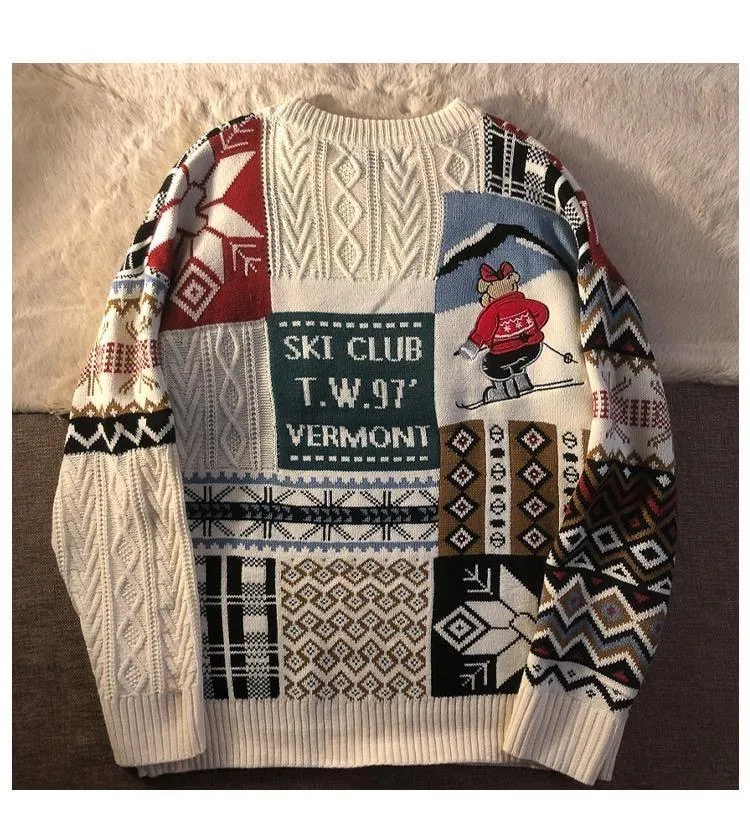 Men's Hip-Hop Crew Neck Sweater