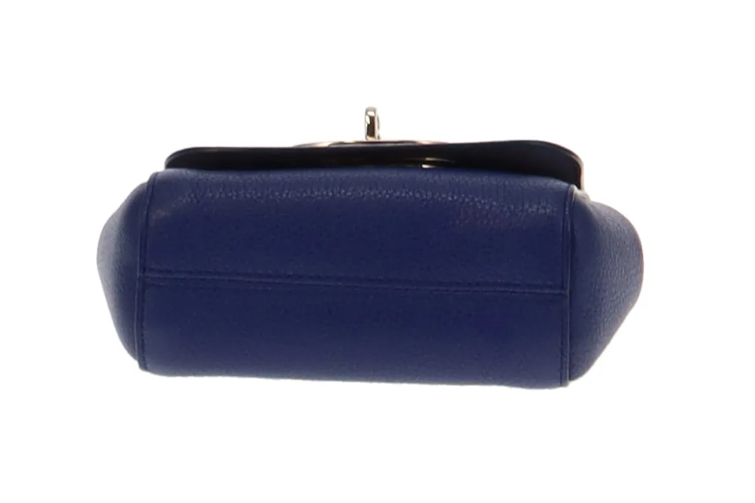 Mulberry Indigo Blue Leather Mini Lily